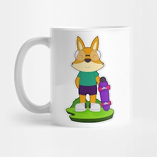 Fox Skater Skateboard Mug